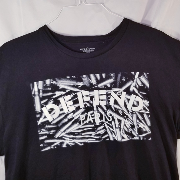 Defend Paris Bullet pile tshirt. Size: XL - Picture 3 of 8